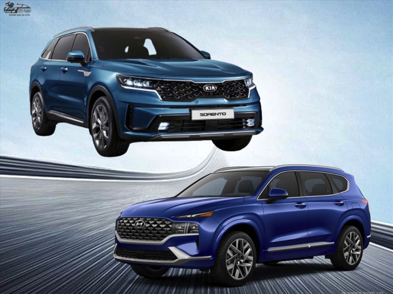 So sánh Sorento 2021 và SantaFe 2021