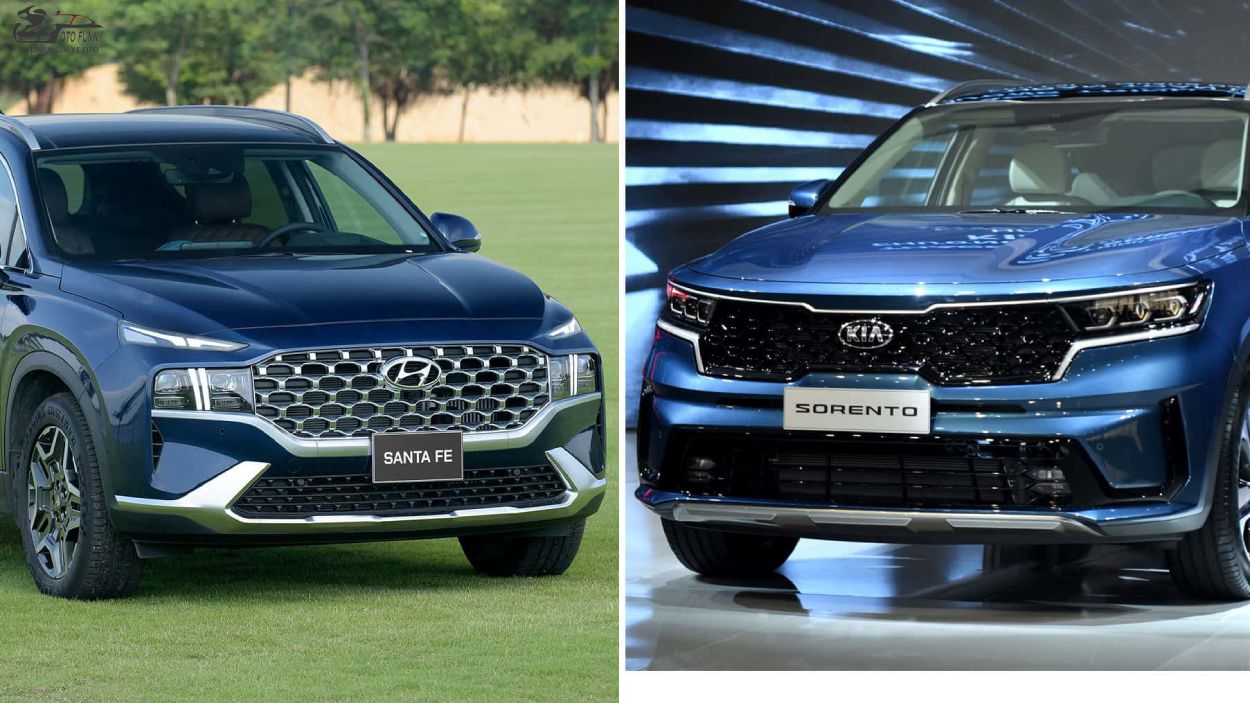 So sánh Sorento 2021 và SantaFe 2021