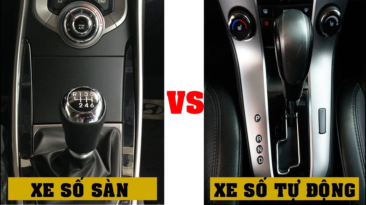 So sánh giữa xe số tự động và sàn cách lái tự động