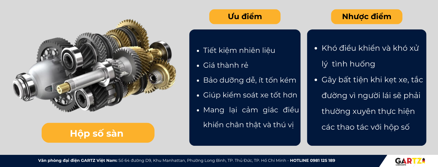Ưu nhược điểm của hộp số tự động cấu tạo